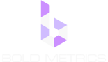 bold metrics light wordmark logo