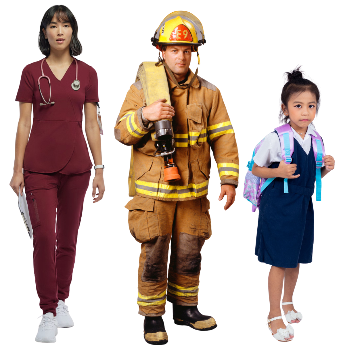 image of people wearing uniforms