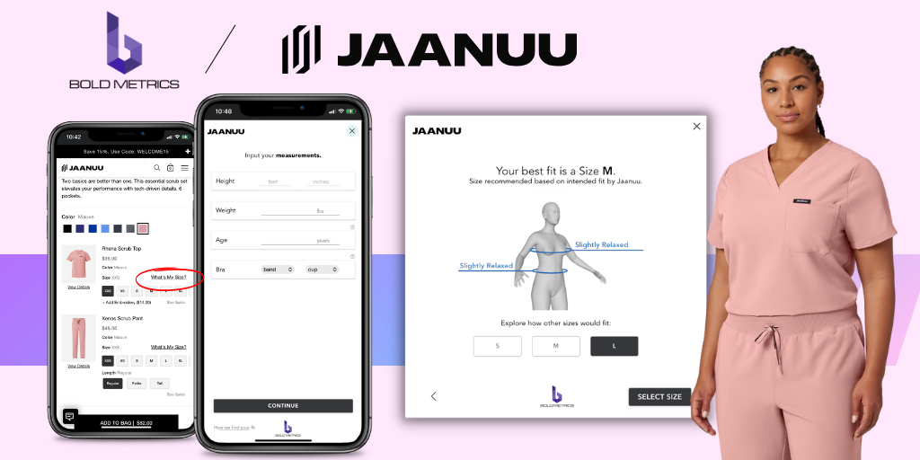 Bold Metrics & Jaanuu unlock the science of fit for healthcare scrubs